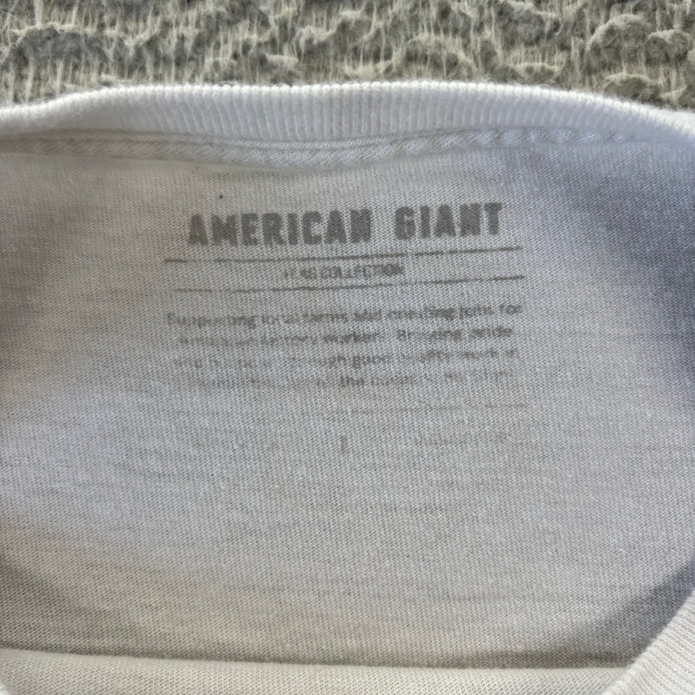 American Giant T-Shirt Mens Large American Made Graphic USA Collection - Picture 4 of 10